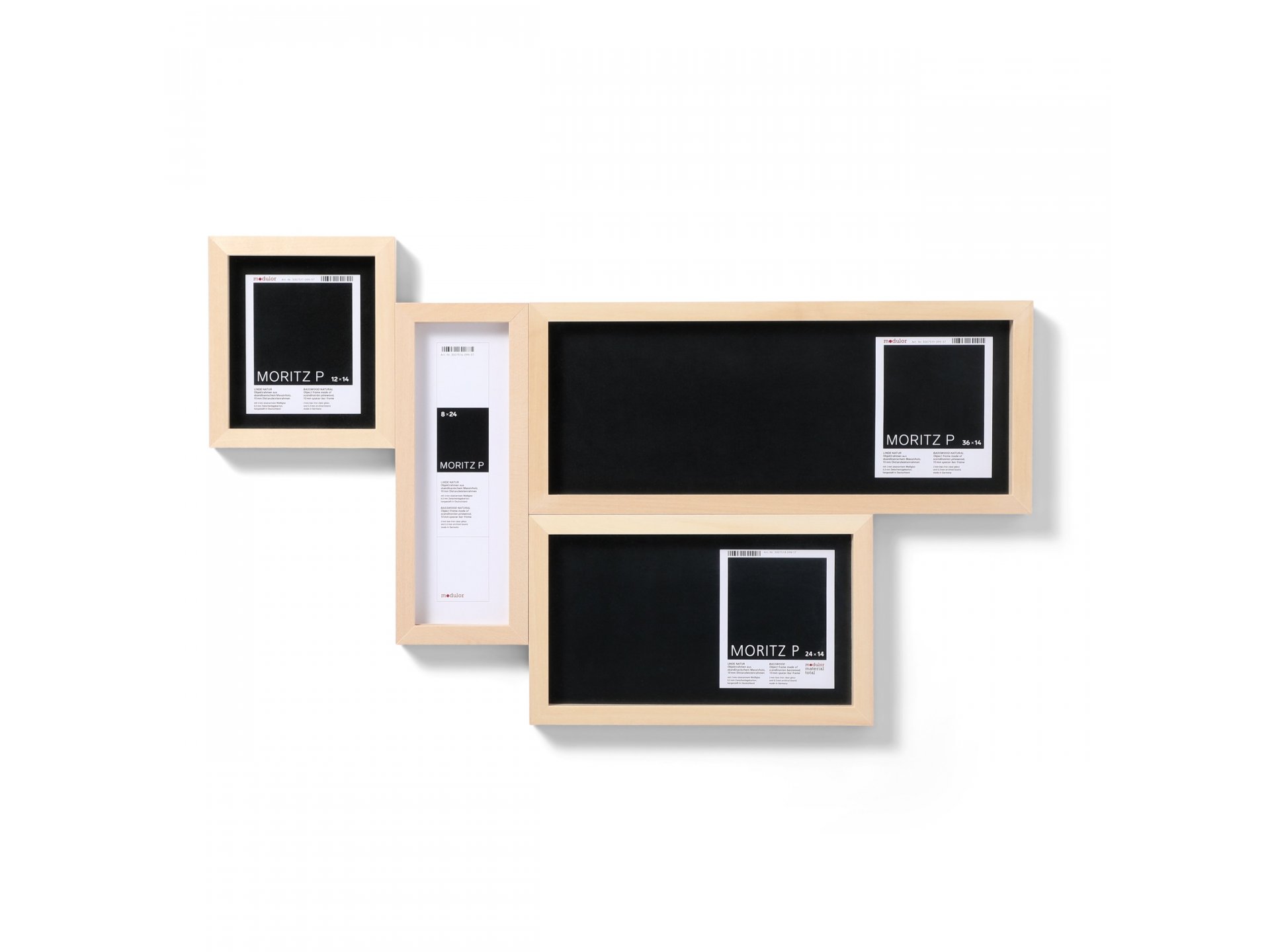Objektrahmen Holz Moritz P, Linde natur