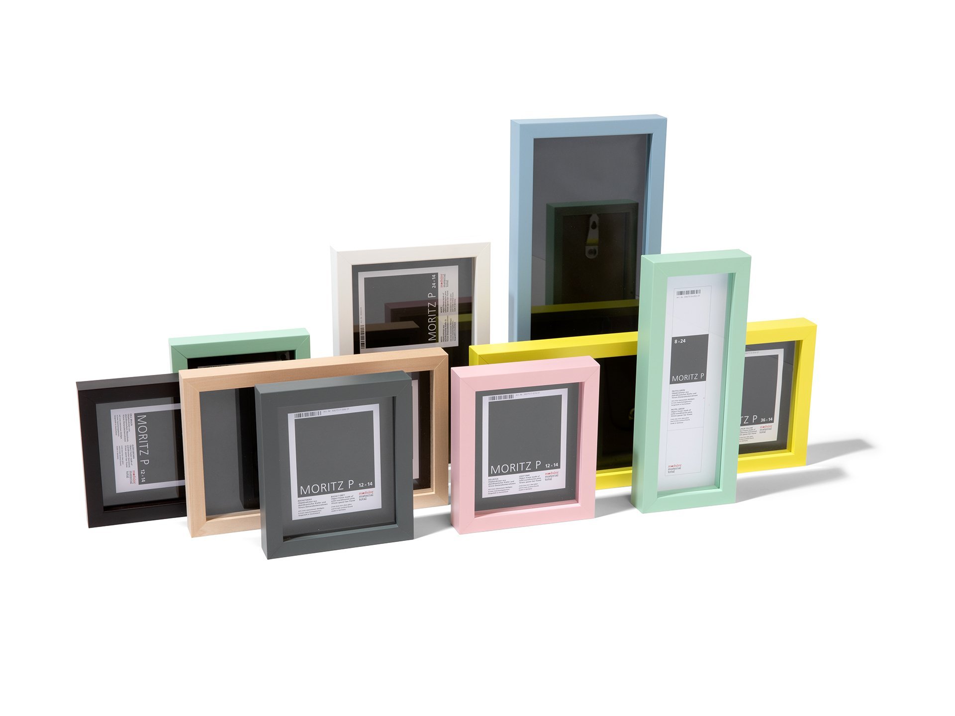 Objektrahmen Holz Moritz P, 12 x 14 cm, leuchtgrün (RAL 6038)