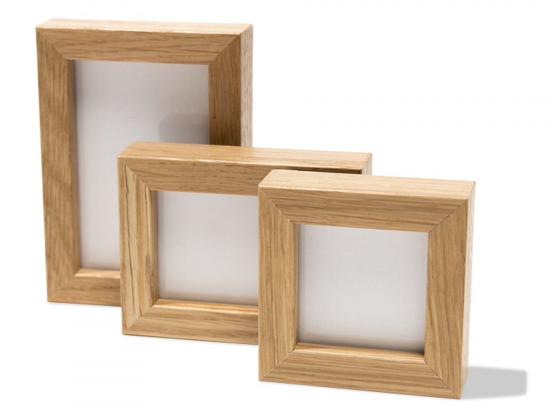 Minirahmen Eiche natur 5 x 5 cm
