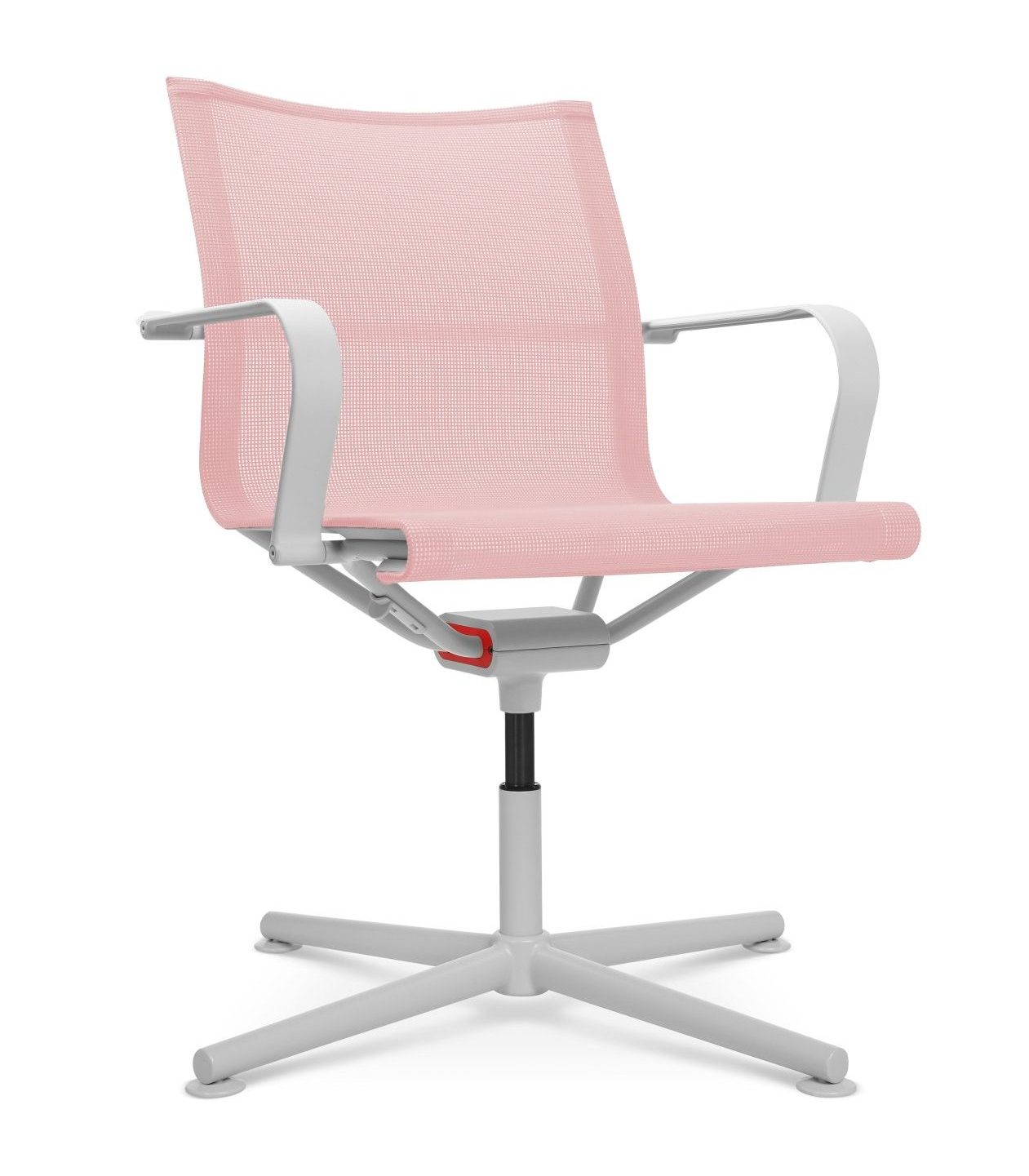 Wagner Drehstuhl D1 office, Sonderedition, 420-520x500x930mm, m. Armlehnen, Rollen, rose