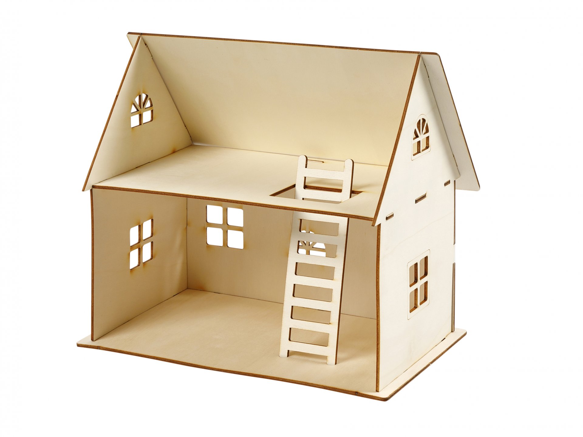 3D Holzbausatz Puppenhaus 3D Holzbausatz Puppenhaus