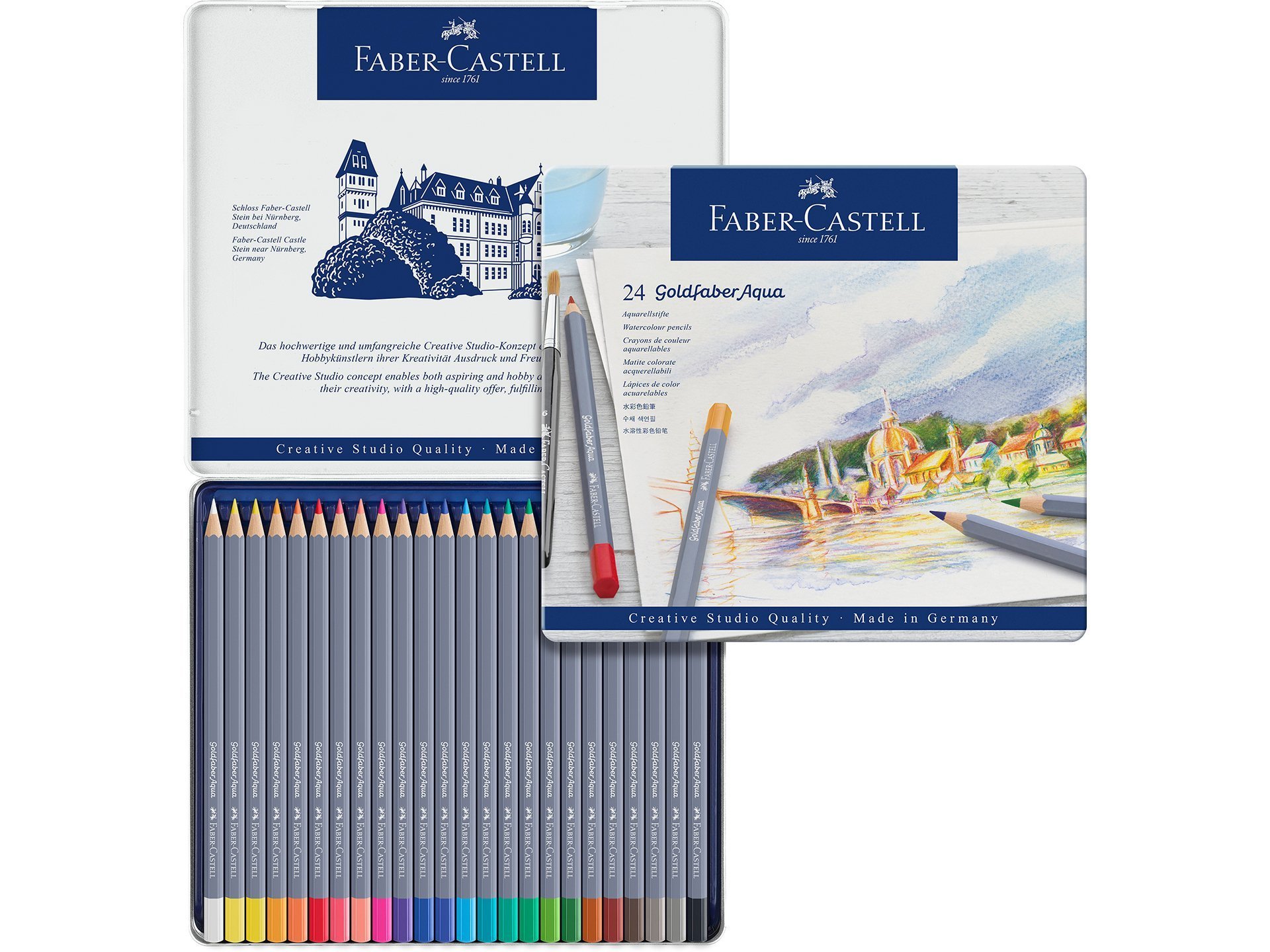 Faber-Castell Aquarellstifte Goldfaber, 24er-Set Faber-Castell Aquarellstifte Goldfaber, 24er-Set