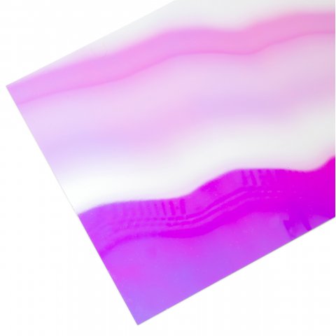 Polystyrol Spiegel, farbig, glatt