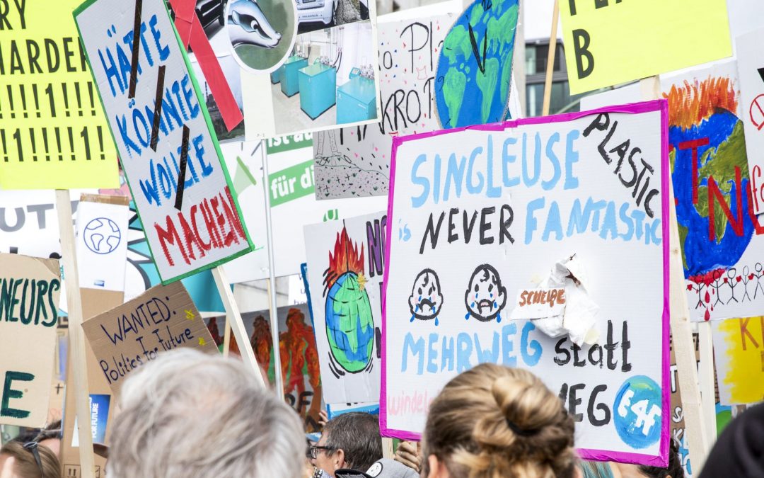Modulor beim Klimastreik: Zusammen auf die Straße
