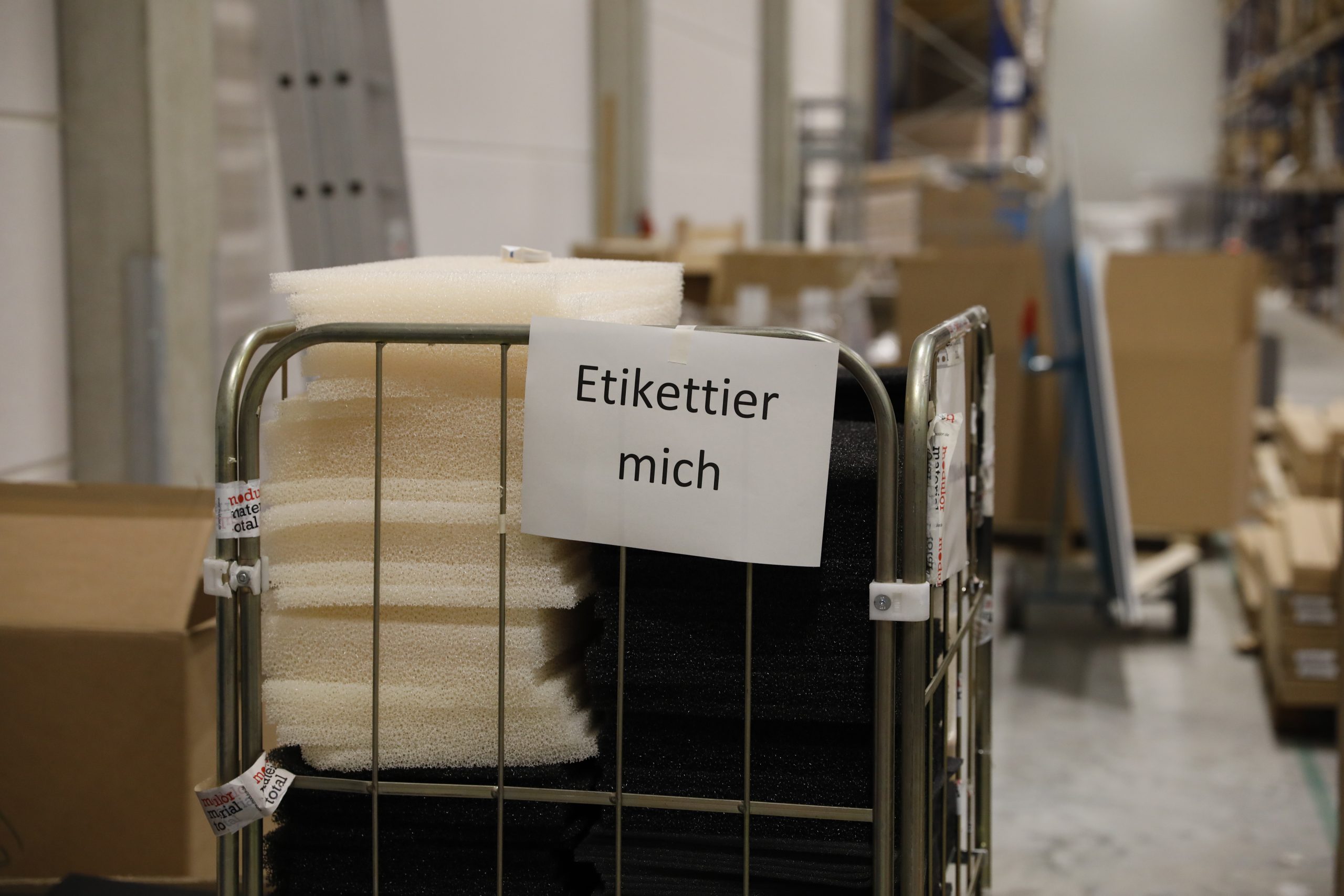 Impressionen aus dem Modulor Logistik Zentrum in Berlin Schönefeld Impressionen aus dem Modulor Logistik Zentrum in Berlin Schönefeld