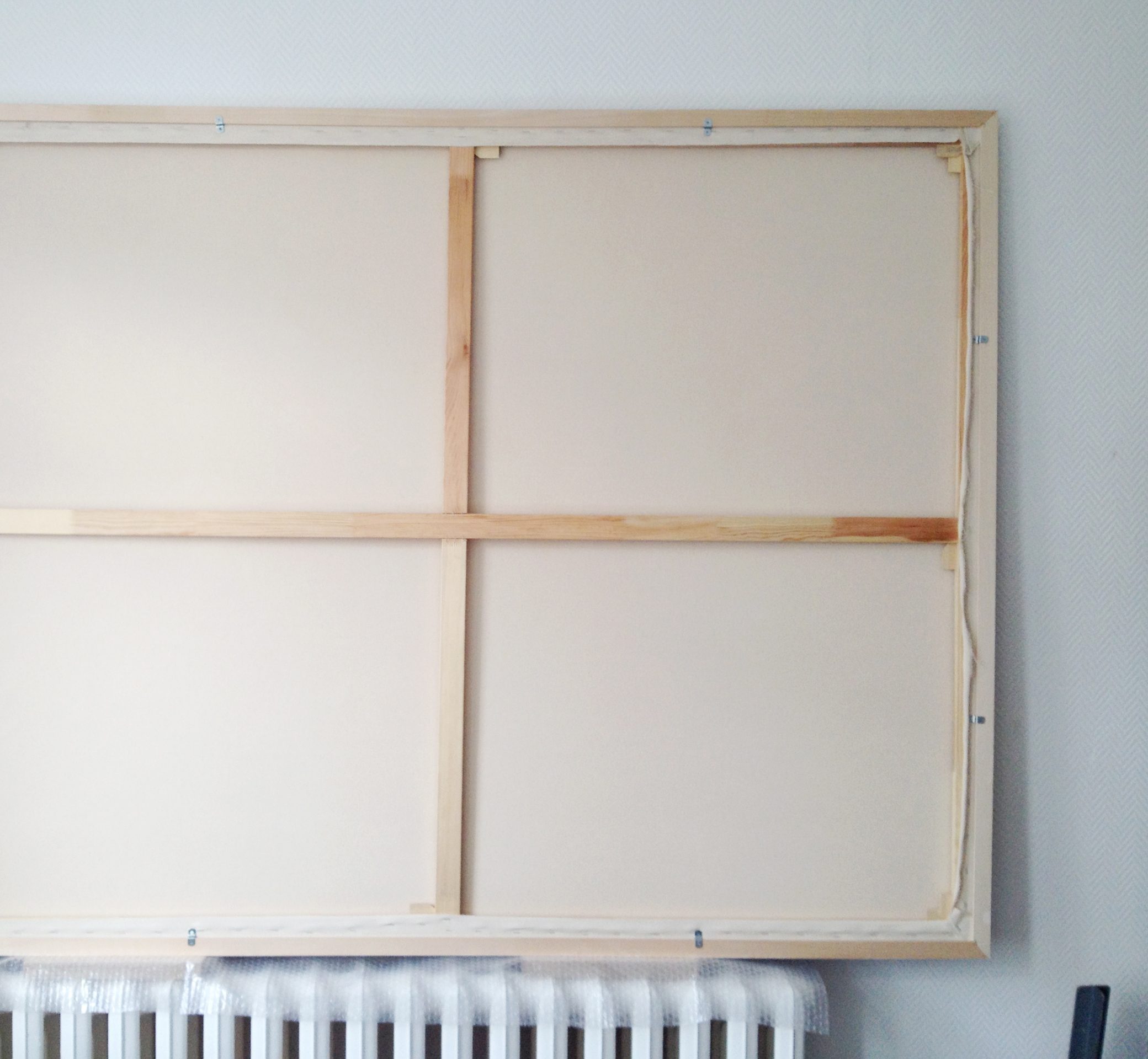 Moduloris machen: Leinwand mit Rahmen verbinden Moduloris machen: Leinwand mit Rahmen verbinden