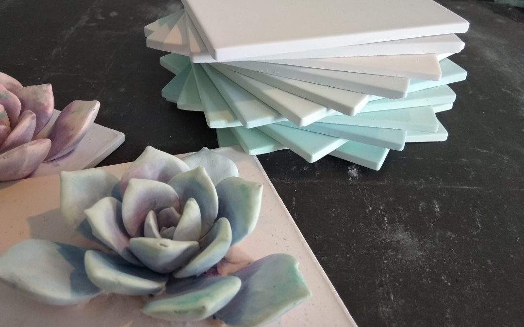 DIY Gießharz Sukkulente und Fliesen