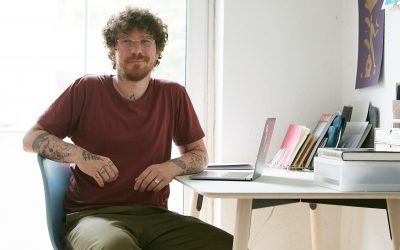 Zu Besuch bei Romanautor Kevin Junk