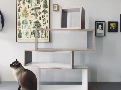 DIY Birken-Regal aus Sperrholz