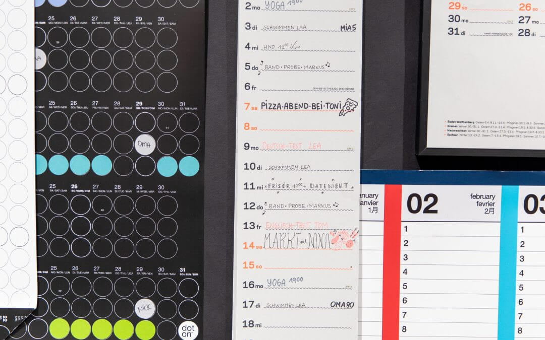 Besser Planen: Unsere schönsten Kalender für 2023