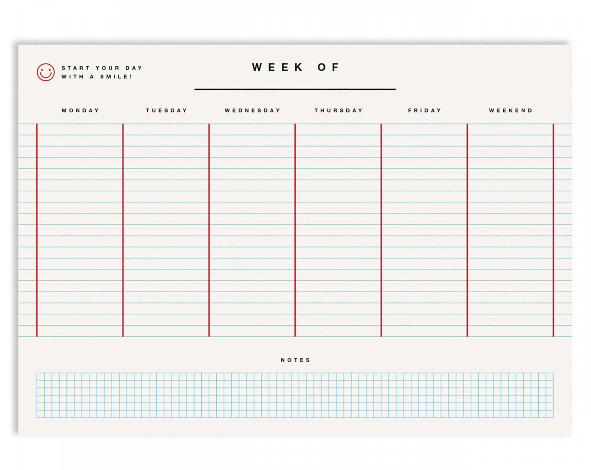 Redfries Wochenplaner Week Of Redfries Wochenplaner Week Of