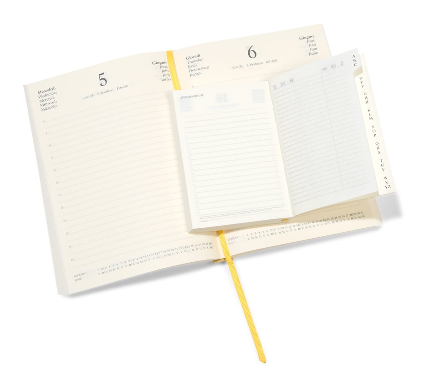 Tageskalender 12 Monate Buchblock Tageskalender 12 Monate Buchblock