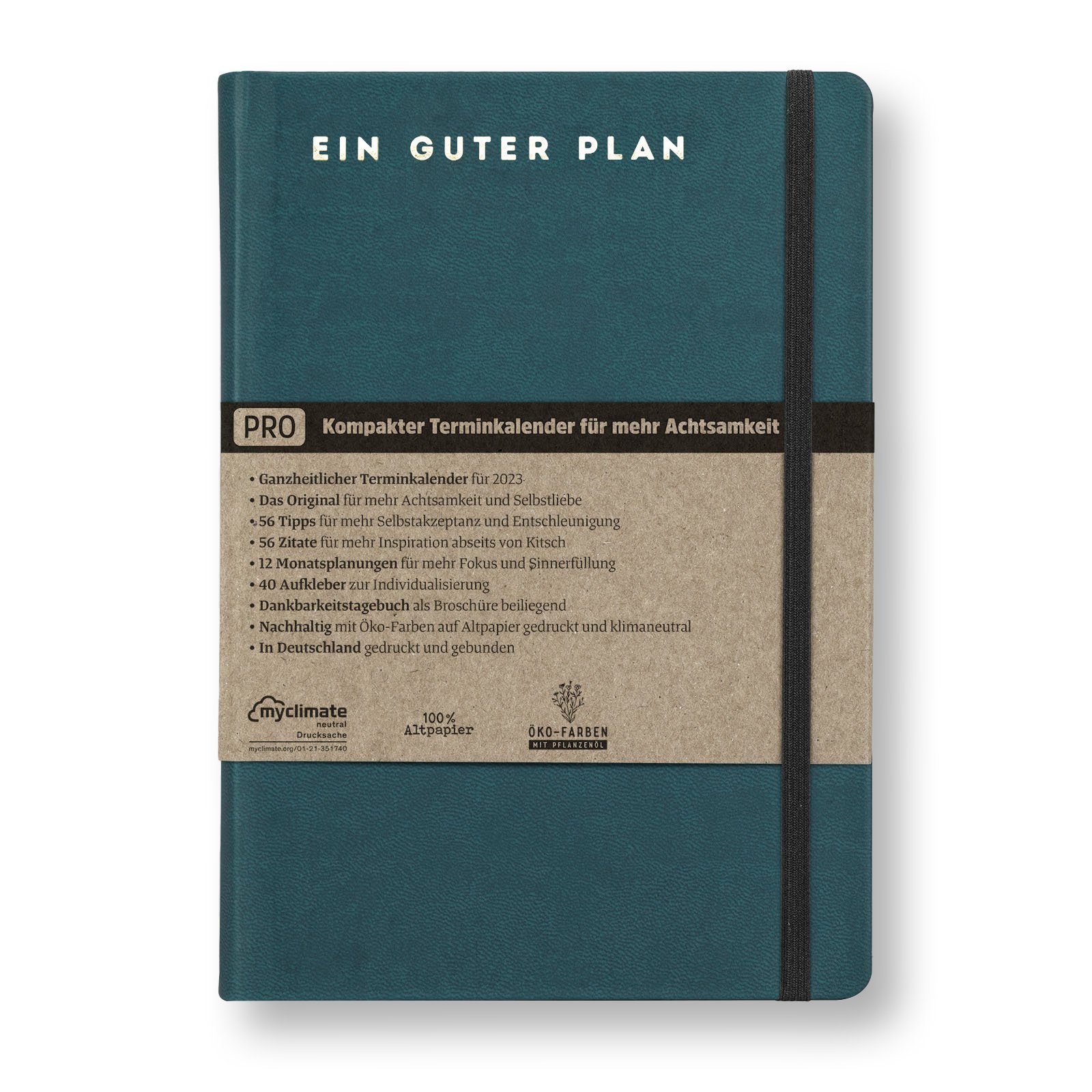 Wochenkalender Ein guter Plan Pro, Vinyleinband 2023 Wochenkalender Ein guter Plan Pro, Vinyleinband 2023