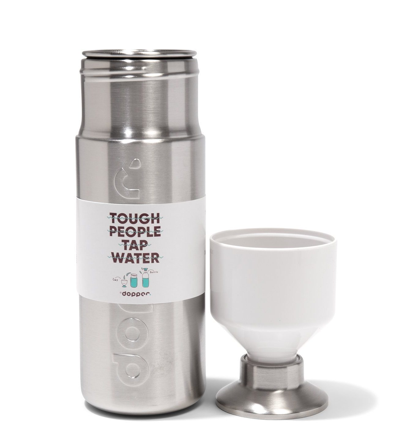 Dopper Trinkflasche Steel