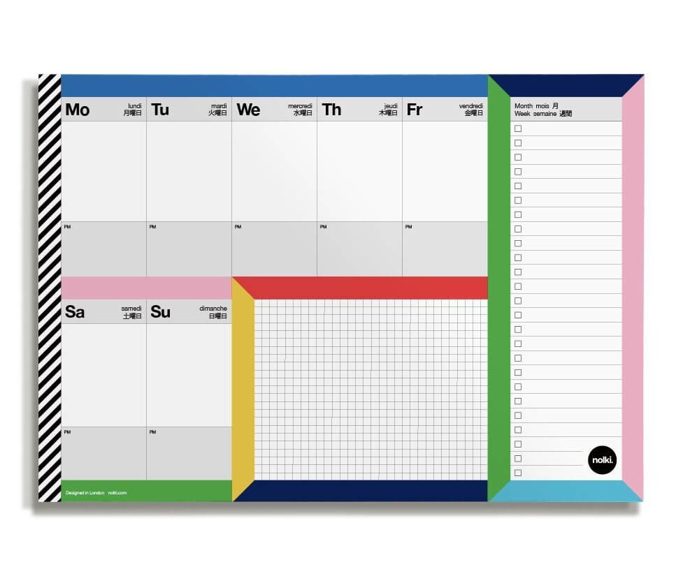 Nolki Schreibtischplaner Runway Nolki Schreibtischplaner Runway