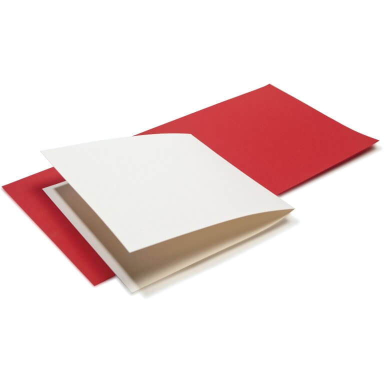 Artoz 1001 Klappkarten quadratisch, farbig