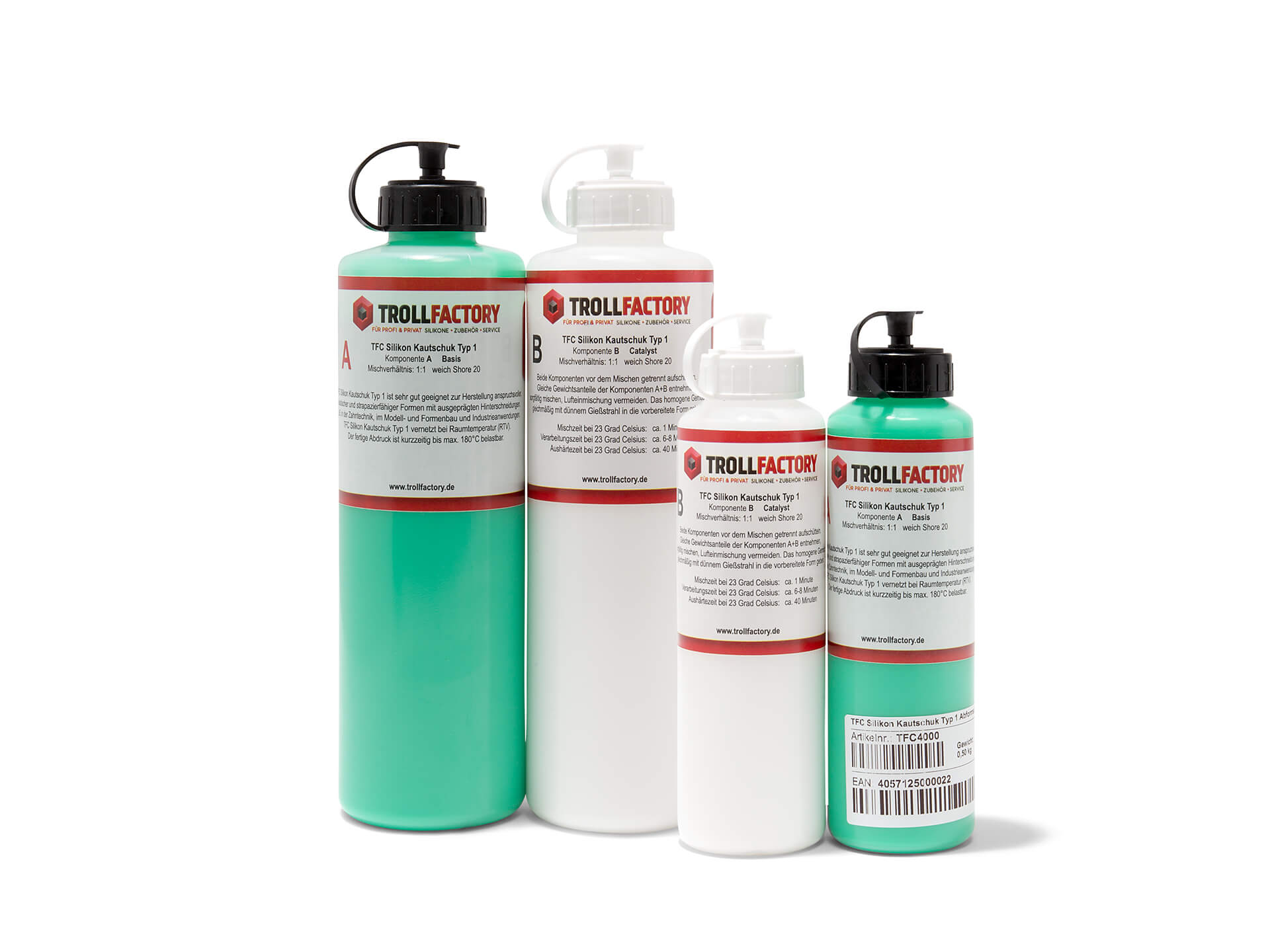 TFC Silikon Kautschuk Typ 1 dünnflüssig Produkthinweis TFC Silikon Kautschuk Typ 1 dünnflüssig