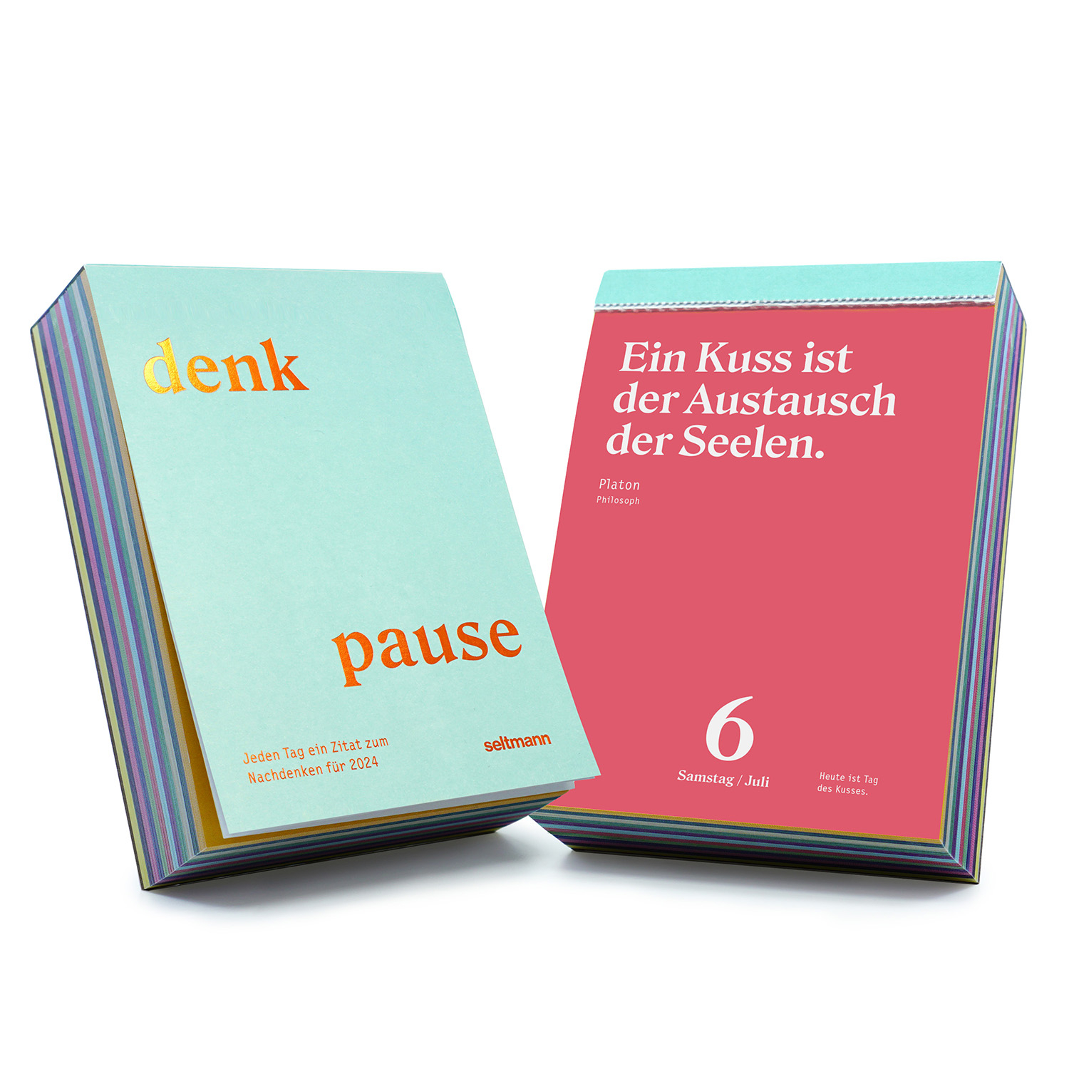 Denkpause Acrylglas XT Quadratstab, farblos