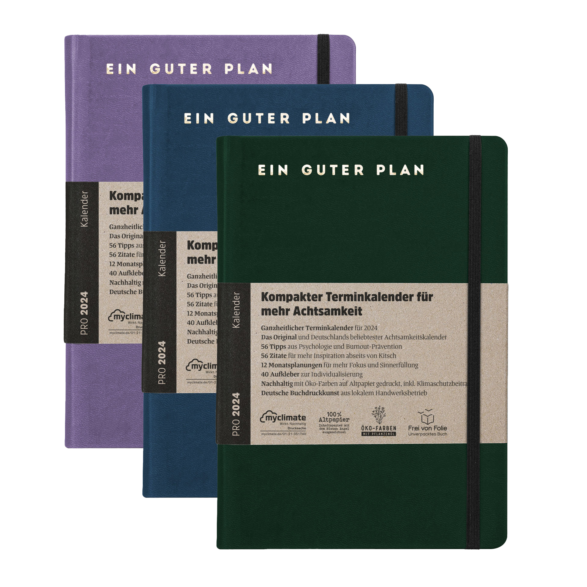 ein guter Plan pro Wochenkalender Ein guter Plan Mini, Leineneinband