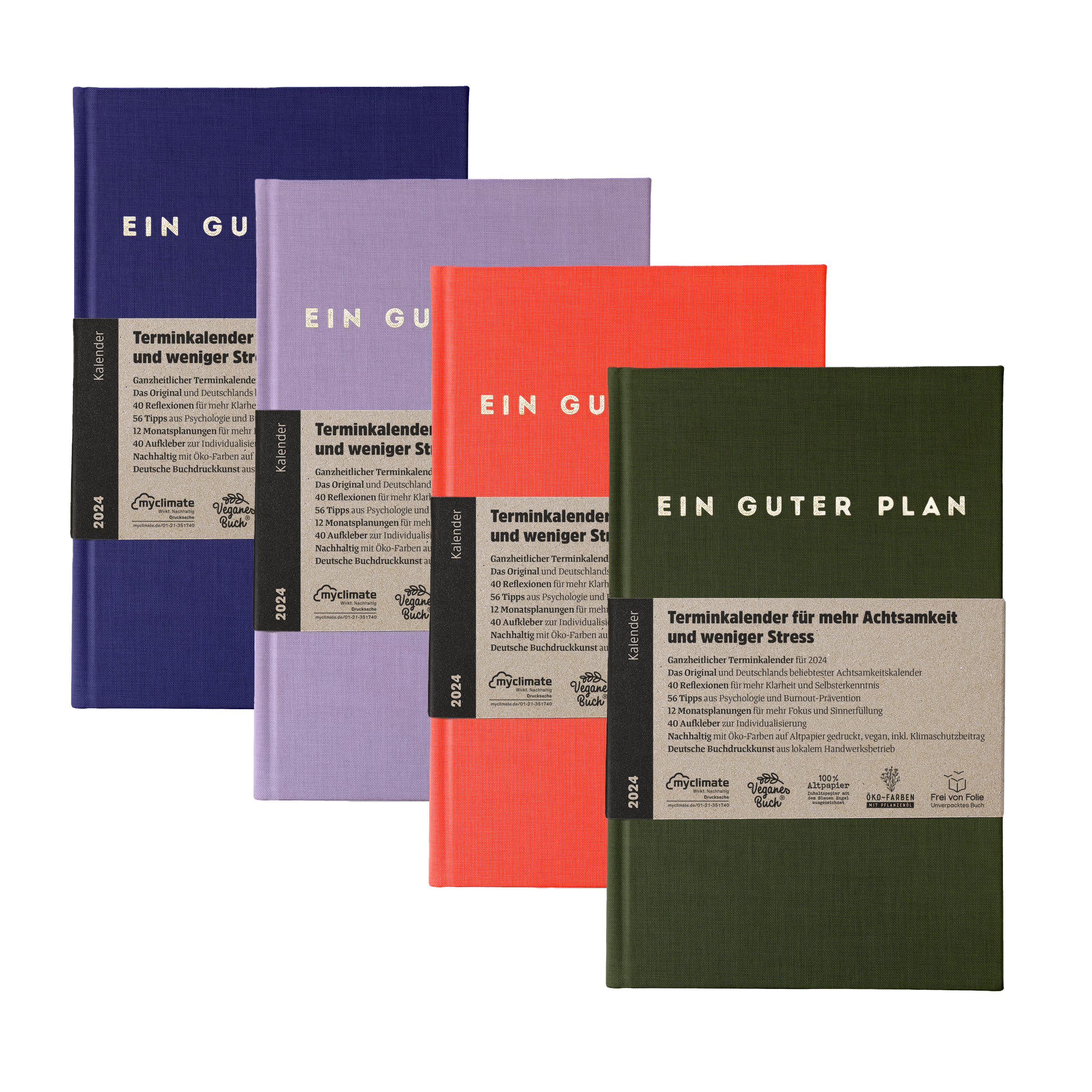 ein guter Plan Wochenkalender Ein guter Plan Pro, Vinyleinband 2023