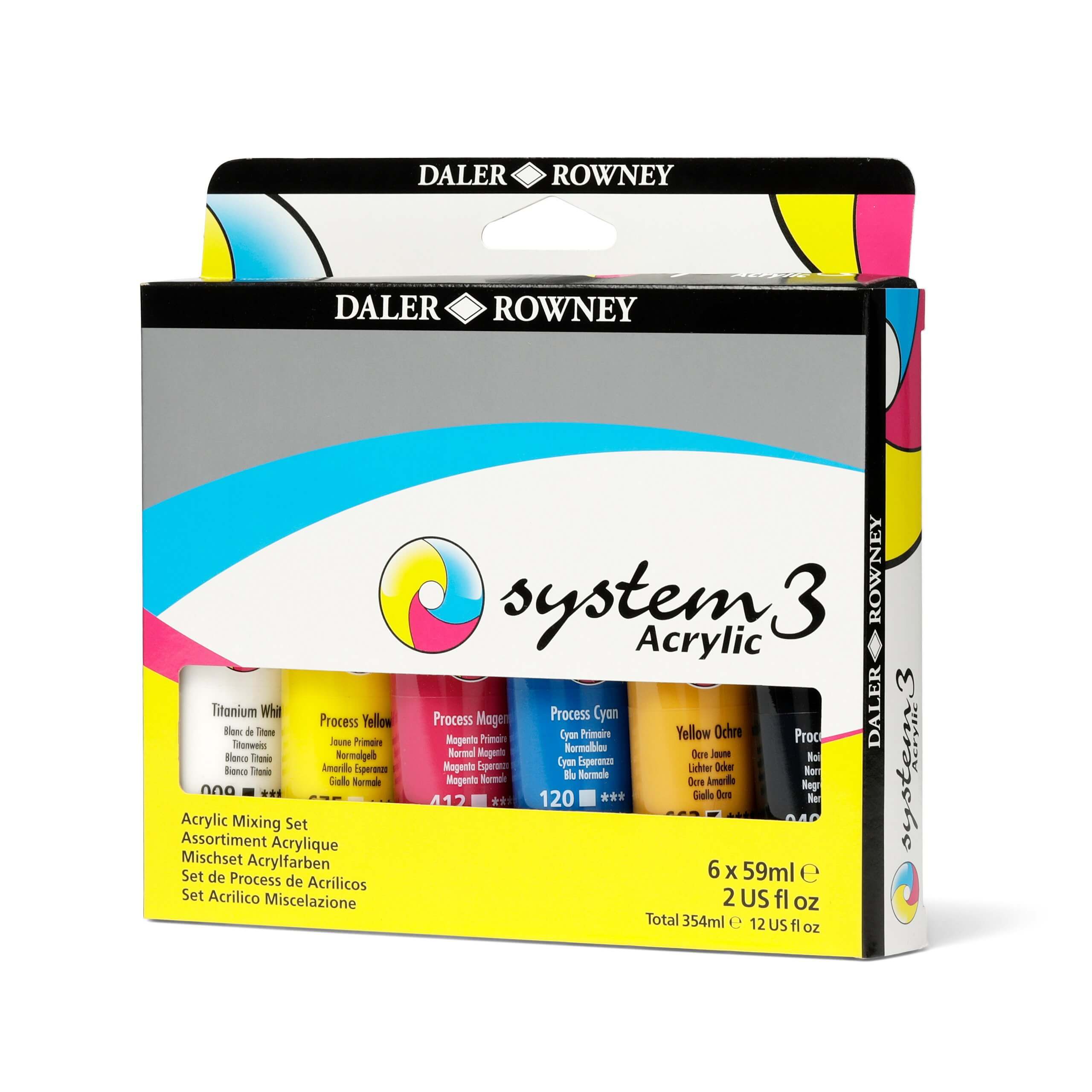 Acrylfarben Set Kurator Zwischenlagekarton