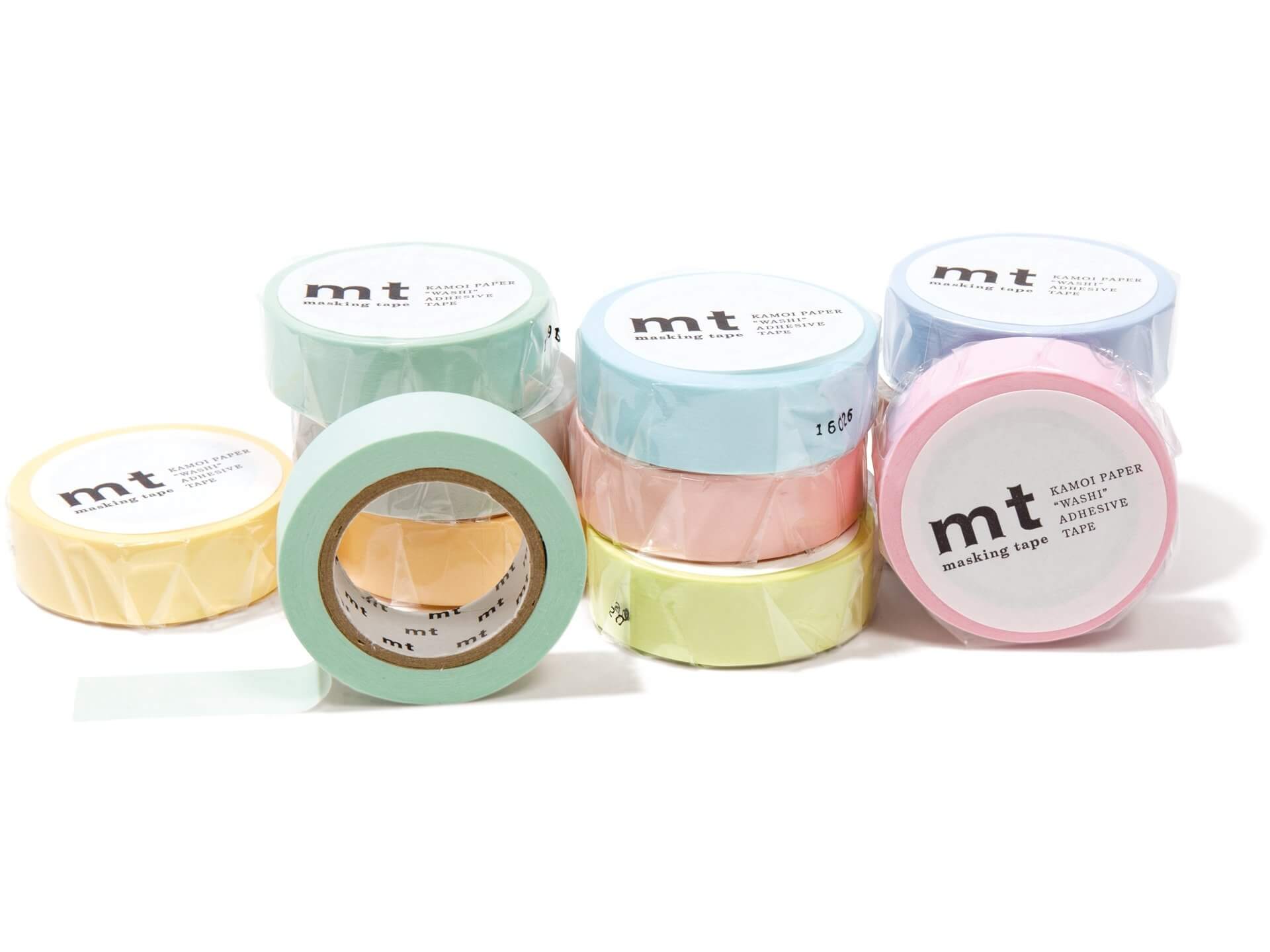 Mt 1P Basic Washi Klebeband uni past Produkthinweis: Formentrennwachs Emulsion