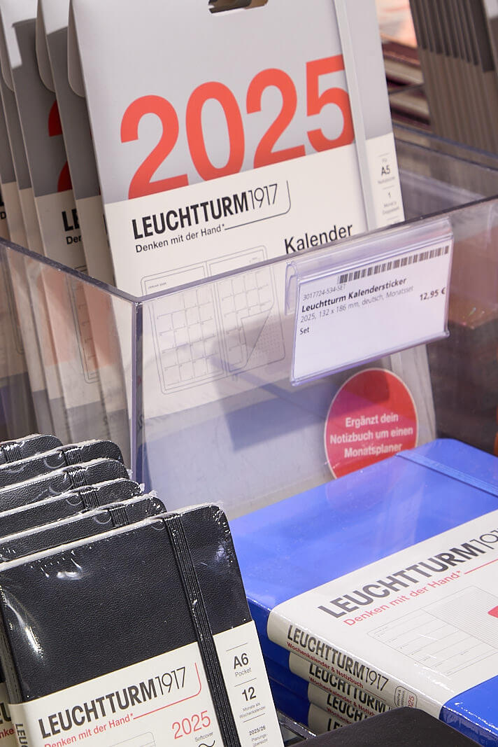 Leuchtturm Kalendersticker Modulor Laden