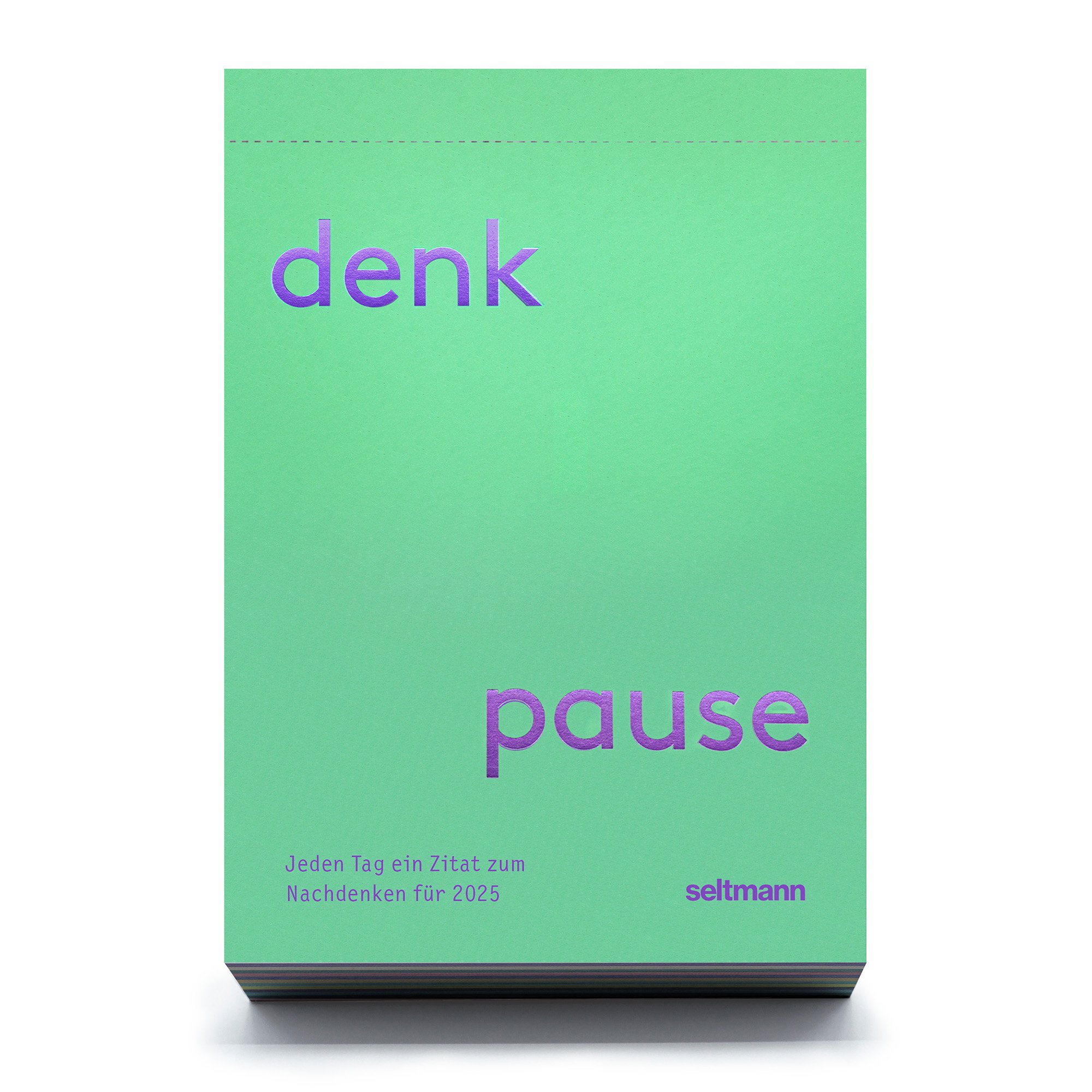 Denkpause Acrylglas XT Quadratstab, farblos
