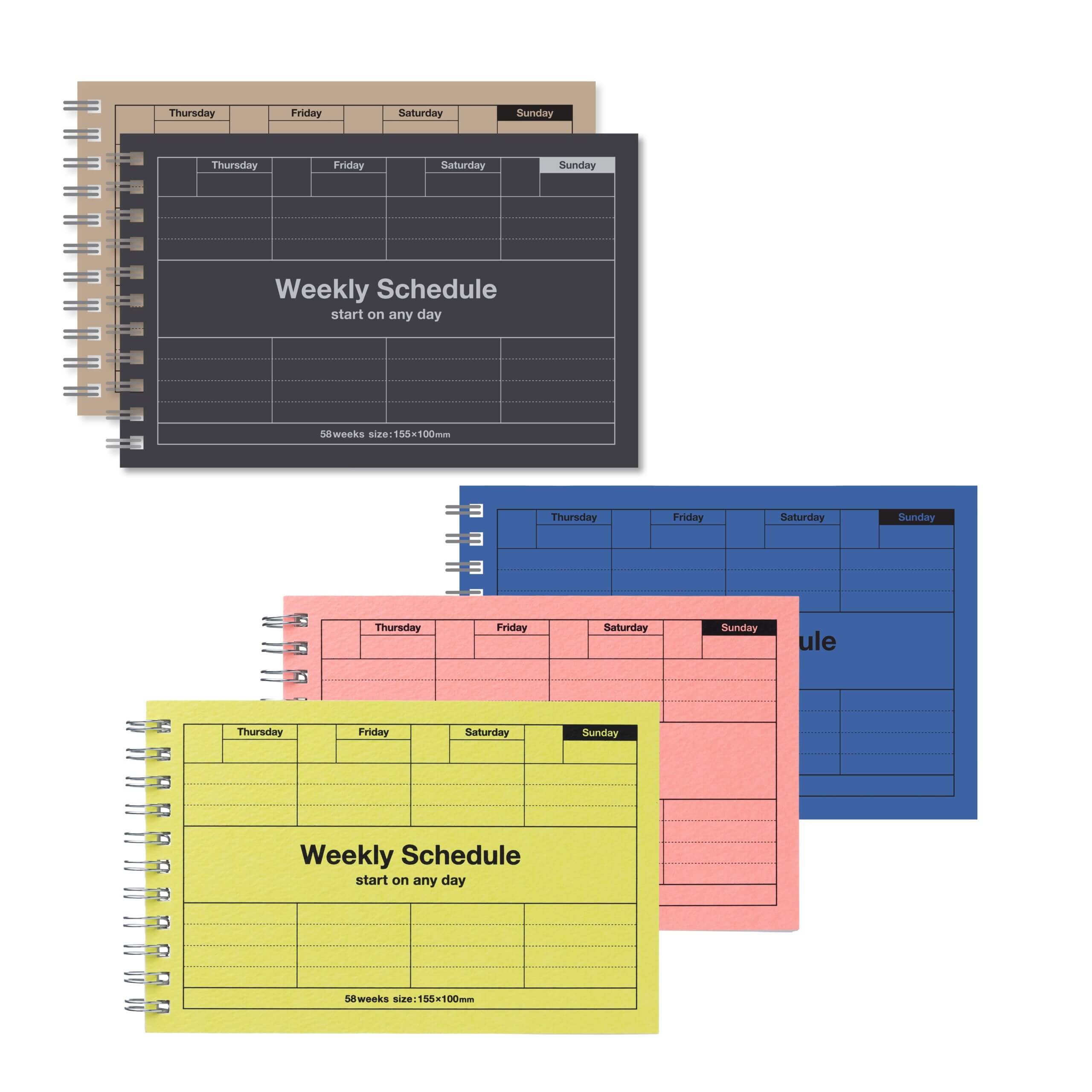 Mark's 7 Tage Wochenplaner Spezial-Doppelklebeband, transparent